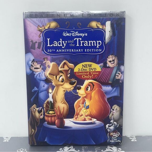 2006 Disney’s Lady and the Tramp 50th Anniversary Edition 2 disc DVD - Picture 1 of 7
